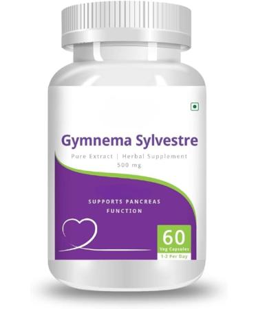 Gudmar Capsules Gymnema Sylvester Controls Madhu Level & Improves 500 Mg (60 Vegetarian Capsules) - Buy Online on GoSupps.com
