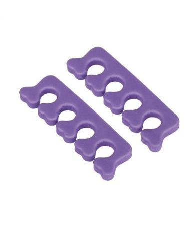 Buy Purple EVA Foam Pedicure Toe Separators - Pack of 2 for Perfect Nail Care | International Shipping Available - Buy Online on GoSupps.com