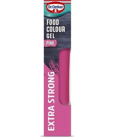 Dr. Oetker Extra Strong Pink Food Colour Gel 15G | Pink Gel Food Colour |Premium product |You can also use these food colour gels to create sugarpastes - Buy Online on GoSupps.com