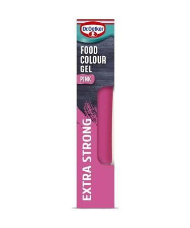 Dr. Oetker Extra Strong Pink Food Colour Gel 15G | Pink Gel Food Colour |Premium product |You can also use these food colour gels to create sugarpastes