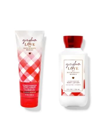 Bath and Body Works Gingham love Body cream & Body Lotion
