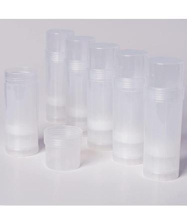 Empty Deodorant Containers Round BPA Free Deodorant Containers Clear Containers Plastic for Travel 60ML Round bpa Free Deodorant containers - Buy Online on GoSupps.com