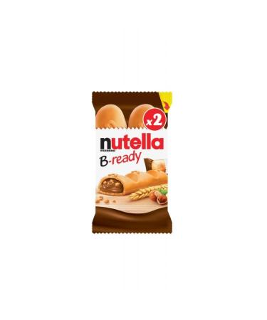 G n rique NUTELLA B-Ready Crunchy Bars Filled with Nutella - 44 g Case - Chocolate Snack - Pack of 6