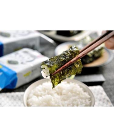 CJ Bibigo Savoury Crispy Roasted Korean Seasoned Seaweed Laver Nori Snacks (10 Pcs) 40g - Buy Online on GoSupps.com