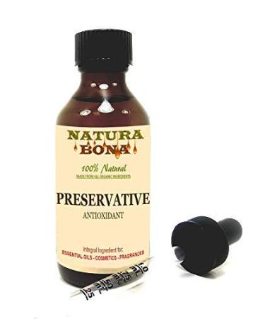Natura Bona Oil Based Natural Antioxidant Preservative Made from Organic Ingredients for DIY Essential Oils Lotions Soaps Creams Fragrances Cosmetics Hair Products 2oz