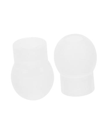 GLEAVI 1 Pair Stethoscope Earbuds Accessories Earbuds Replacement Stethoscope Replacement Ear Tip Stethoscope Parts Stethoscope Earbuds Small Diaphragm White 1.60X1.10X1.10CM White