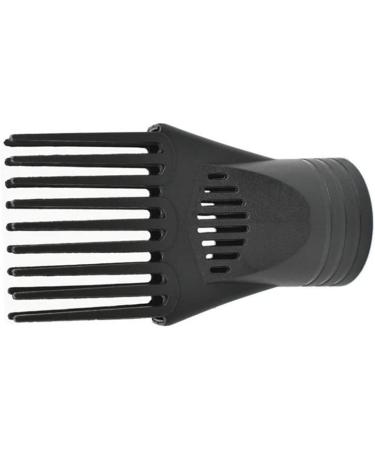 2pcs Professional Universal Hairdressing Salon Hair Dryer Diffuser Wind Blow Cover Comb Attachment Nozzle Black Reusable Plastic Fashion Book - Buy Online on GoSupps.com