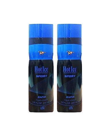HOT ICE Body Spray Rapid Pack of 2
