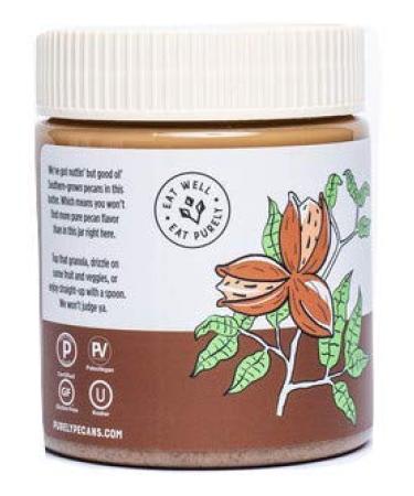 Purely Pecans Nut Butter - Gluten-Free, Non-GMO, Keto, Paleo, Kosher, Vegan - 10oz Creamy Pecan Butter - Buy Online on GoSupps.com
