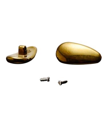 BABESA Eyeglass Nose Pads Anti-Slip Nose Pads Silicone Nose Cushion Nose Pads Replacement for Eyeglasses Ceramic Gold Color