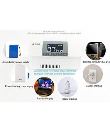 AIJUN Insulin Cooler: Portable Dual Charger Refrigerated Box for Insulin Drug - 8 Hours Cooling, 2-8 C Temperature Control - Buy Online on GoSupps.com