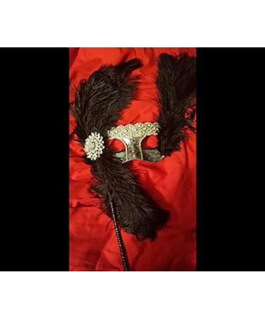 Sowder 10pcs Black Ostrich Feathers 12-14inch for Home Wedding Decoration - Buy Online on GoSupps.com