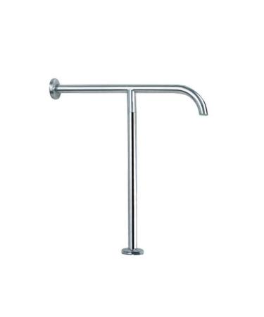 Handicap Rails Grab Bars Toilet Rail Bathroom Support For Elderly Bariatric Safety Hand Railing Guard Frame Shower Assist Aid Handrails 60X75cm (White 60X75cm)