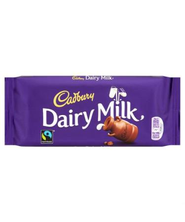 Cadbury Dairy Milk Cadbury Dairy Milk Cadbury 110g Dairy Milk Chocolate Bars Pack of 17