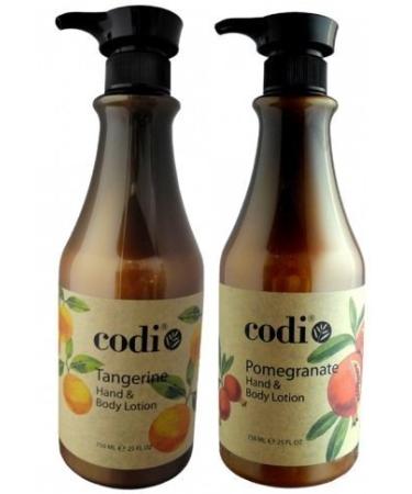 Codi Hand and boy Lotion Double Set 25 oz (Tangerine and Pomegranate Set) - Buy Online on GoSupps.com