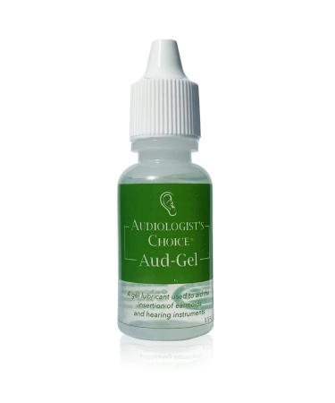 Audiologist's Choice AUD-Gel Earmold and Hearing Aid Lubricant 0.5oz Bottle - Lubricant Gel for Ear Plugs  Hearing Aids  Earmolds  and Other Earpieces