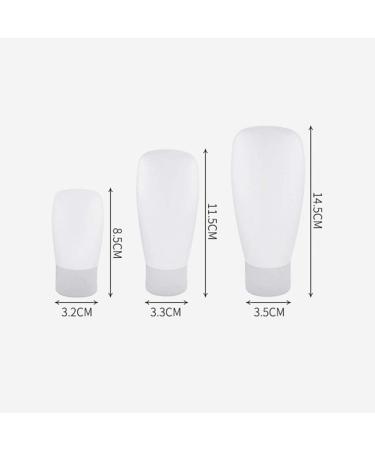 Lurrose 4PCs 60ml Travel Bottles - Refillable Silicone Containers for Shampoo Conditioner Lotion & Body Wash - Safe and Convenient Travel Accessories - Buy Online on GoSupps.com