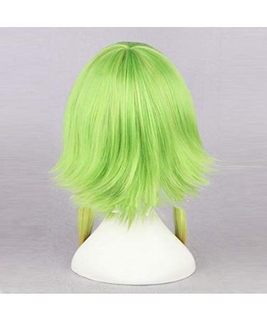Vocaloid Gumi Megpoid 35cm Ombre Short Layered Fluffy Synthetic Hair Wig | Cosplay Wig for Parties + Wig Cap - International Shipping Available - Buy Online on GoSupps.com