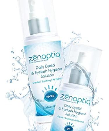Zenoptiq Hypochlorous Acid Eyelid and Eyelash Cleansing Gel - 2 oz Gentle Hygiene Solution - Buy Online on GoSupps.com