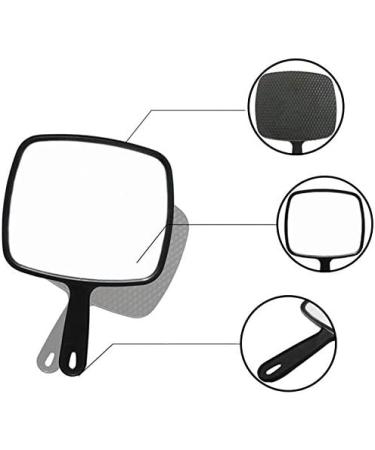 EYHLKM Handheld Salon Mirror with Handle - Professional Hairdressers and Barbers Cosmetic Mirror - Buy Online on GoSupps.com