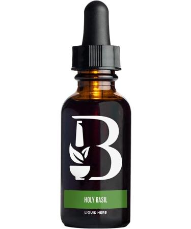 Botanica Holy Basil Liquid Herb Extract Tincture Increases Energy Reduces Stress & Anxiety Natural Herb Extract Remedy Non-GMO Vegan Gluten Free Antioxidant (50mL) - Buy Online on GoSupps.com