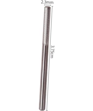 POPETPOP 1pc Tungsten Steel Grinding Head Ceramic Nail Polisher Nail Bits for Nail Drill Gel Nail Accessories Gel Nail Tools Nail File Electric Ear Tape Diamond Tungsten Steel Nail Not Hurt 3.75x0.23cm Silver - Buy Online on GoSupps.com