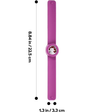 Milists Aromatherapy Diffuser Bracelets | Essential Oil Slap Bracelets with 30 Refill Pads | Fillable Fragrance Sports Bracelet for Kids Girls & Women - Purple - Buy Online on GoSupps.com