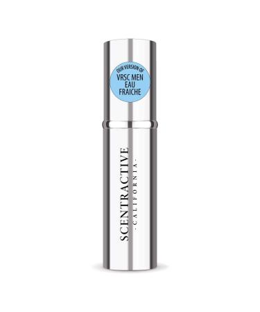 CA Perfume Impression of Vrsc Men Eau Fraiche For Men Replica Version Fragrance Dupes Concentrated Long Lasting Eau de Parfum Spray Refillable Atomizer Bottle 0.17 Fl Oz/5ml-X1 VRSC VRSC MEN EAU FRAICHE IMPRESSION 0.17 Fl Oz (Pack of 1)