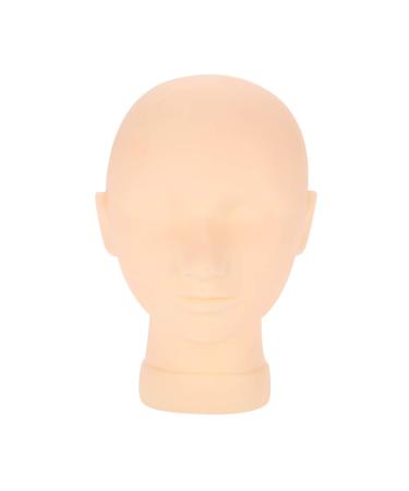 Shop window head professional make-up practice silicone cosmetology training eyelash extension head hairdresser hair styling for practicing make-up and other shapes.