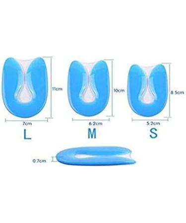 Orthopedic Heel Pillow for Men & Women - Silicone Gel Inserts for Plantar Fasciitis & Heel Spur Relief | Medical Quality Shock-Damping Comfort - Buy Online on GoSupps.com