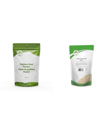 Yogti Psyllium Husk Powder - 2 Pound Packaging may vary & Whole Psyllium Husk 2 pound Nutritional Supplement+Whole Psyllium Husk
