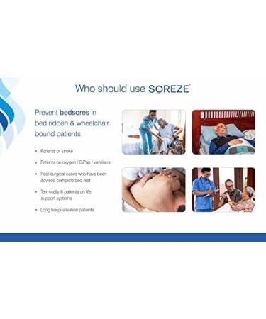 Verem Soreze Bed Sores Prevention Gel | Clinically Proven Skin Protectant | Silicone Barrier Layer for Bed Sore Prevention | 50gm Pack - Buy Online on GoSupps.com