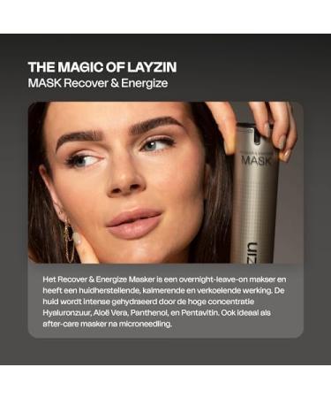 Improvital Group BV Recover & Energy Face Mask for Microneedling with aloe vera pentavitin panthenol and hyaluronic acid hydrating serum for a tight and radiant complexion 50ml Recovery & Energize Mask - Buy Online on GoSupps.com