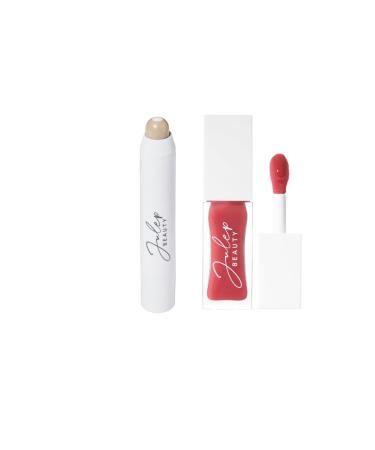 Julep So Plush Glossy Lip Oil + It s Balm Lip Crayon Duo | Hydrating Lip Care with Nourishing Oils & Buttery Smooth Color | Sheer Pink Glossy Shine & Hydrating Clear Lip Balm | Vegan & Cruelty-Fre