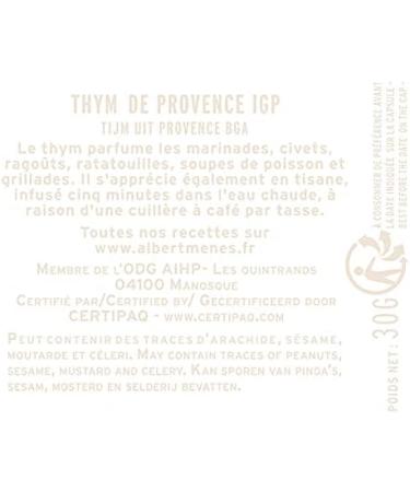 Thyme - Harvested in South of France - Aromatic Plant of Provence - Ideal for herbal tea infusion gourmet cooking or homema - Buy Online on GoSupps.com