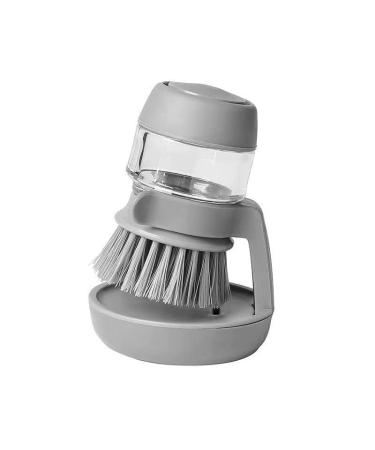 Soap Dispensing Kitchen Brush with Storage Stand Holder