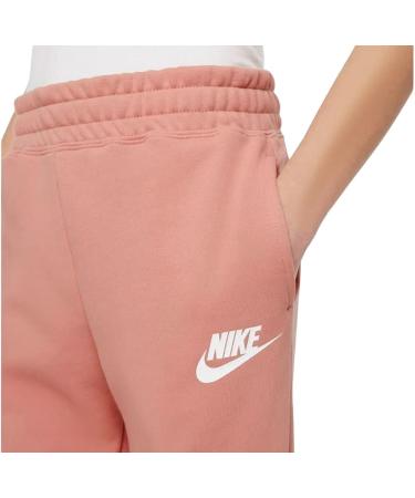 Nike Sportswear Club Big Kids Girls' French Terry Pants XL - Madder Root/White - Buy Online on GoSupps.com