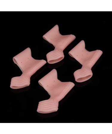 2 Pairs Bunion Hallux Valgus Corrector Elastic Breathable Toe Separator Correction Tool Big Toe Separator Pain Relief NonSurgical Hallux Valgus Correction (Skin Color)