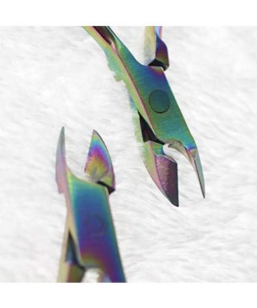 Cuticle Scissors - 1pc Rainbow Cuticle Nipper Chameleon Nail Cuticle Nipper Clipper Cutter Dead Skin Remover Manicure Nail Art Tool - Buy Online on GoSupps.com