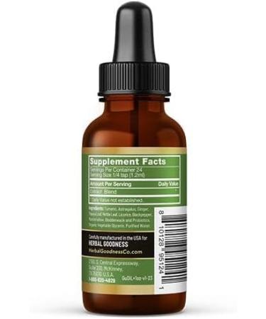 Herbal Goodness Gut Digest Plus 1oz Liquid Digestive & Enzyme Support Herbal Supplement with Digestive Enzymes Fiber for Gut Health & Immunity Boost 1 Fl Oz (Pack of 1) - Buy Online on GoSupps.com