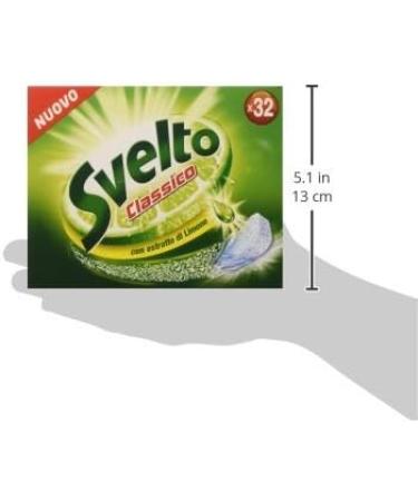 Svelto Classic 32 TABS Dishwasher Tablets Pack of 6 | International Shipping Available - Buy Online on GoSupps.com
