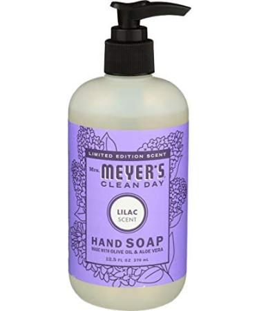 Mrs. Meyer's Lilac Liquid Hand Soap 12.5 Fl Oz - Pack of 3 | Natural Ingredients | Refreshing Scent - Buy Online on GoSupps.com