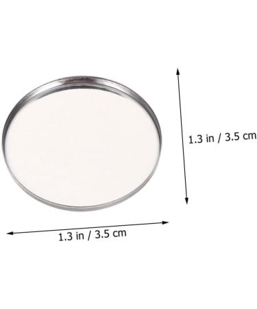 Angoily 50pcs Empty Diy Holder Eyeshadow Metal Makeup Shadow Serving Paint Plates Palettes Plate Steel for - Buy Online on GoSupps.com