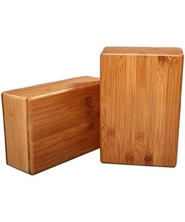 Bamboo Yoga Block (2 PCS) - Handstand Support Brick for Deepening Poses, Enhancing Strength, Balance, and Flexibility - Buy Online on GoSupps.com