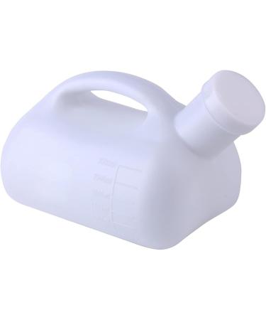 Men's Urinal with Screw Cap 3000Ml Household Potty Portable Urinals Male Urine Elderly Children Emergency Toilets Travel Mobile Collectors(Color:White) Happy - Buy Online on GoSupps.com