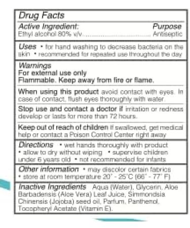 Careful Lily Orange-Scented Hand Sanitizer Spray - 3.4 fl oz (100mL) - Moisturizing, Cleansing, Travel Size - Ideal for Sensitive Skin - Buy Online on GoSupps.com