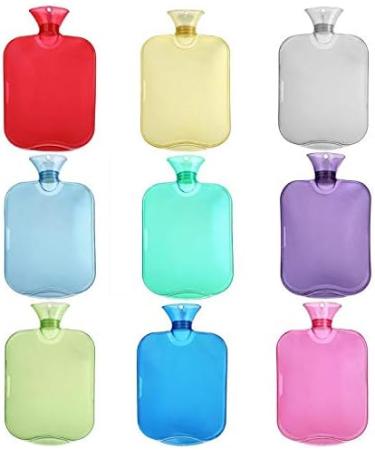 MAIES 2L Hot Water Bottles - Safe Durable & Thick High Density for Winter - Clear Water Filling - Buy Online on GoSupps.com