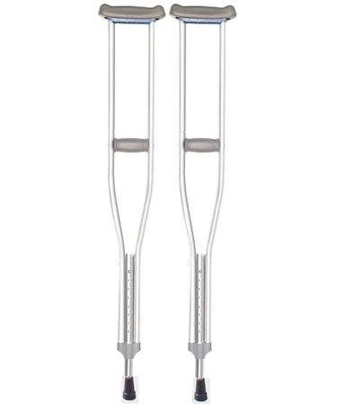 Crutches for Adults Underarm Underarm Crutches for Adjustable Walking Crutches for Elderly Aluminum Alloy Armpit Bruised Elderly Anti-Slip Fracture for Disabled People Single Strok Lucky Star