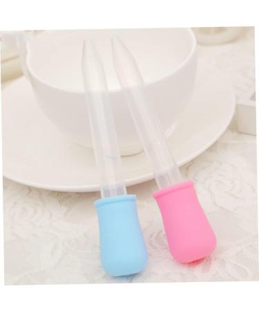 2pcs Baby Medicine Feeder Medicine Dropper Feeder Newborn Liquid Dropper Silicone 5ml Pipette Medicine Dispensers (Blue+Pink) Baby products - Buy Online on GoSupps.com