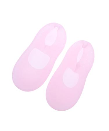 FOMIYES 1 Pair Womens Socks Features Socks for Women Anti Moisturizing Sock Metatarsalgia Silicone Calcetines para Mujer Ladies Socks Invisible Socks Silicone Gel Miss Spa Toe Socks XL